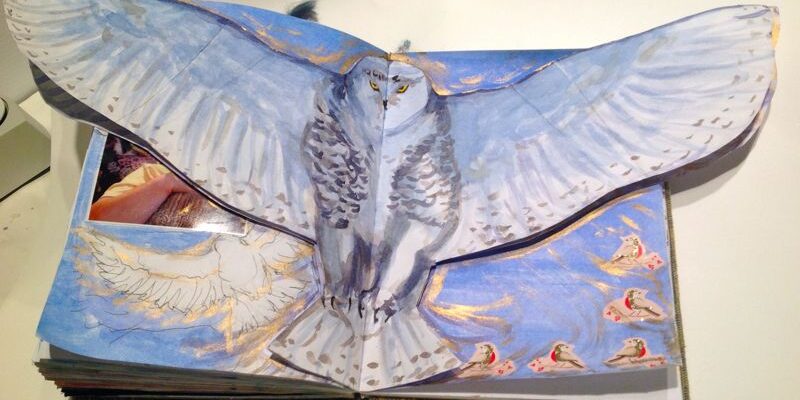 Journaling Snowy-Owl-1 Linda Muttitt Creative Journaling